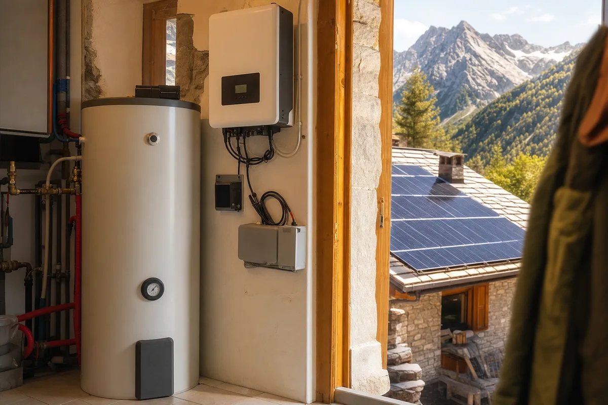 Chauffe-eau et surplus solaire à Le Monêtier-les-Bains : le stockage le moins cher