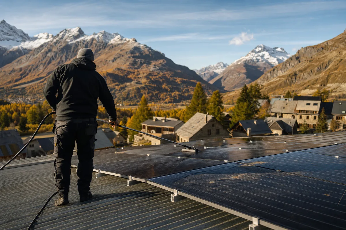 Entretien des panneaux à Le Monêtier-les-Bains : à quelle fréquence dans la haute Guisane, au pied du col du Lautaret