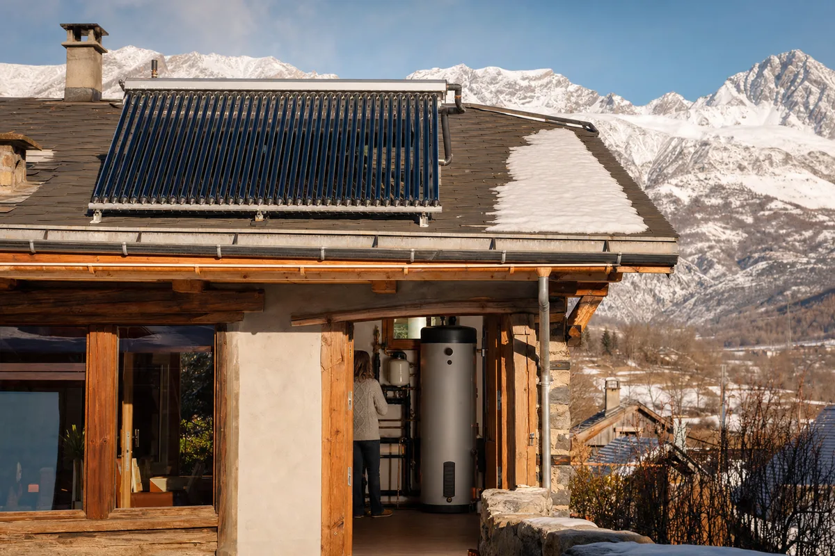 Chauffe-eau solaire à Le Monêtier-les-Bains